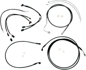 Kit de instalación superior de manillar Black Pearl™ - cables de control BP