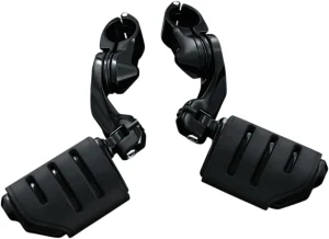 Soportes de estribera Cruise ajustables Tour Tech™ - Reposapiés Cruise Mounts brazo corto negro
