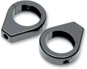 Abrazaderas para intermitentes en horquilla - barra intermitente 41MM negro