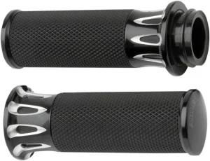 Puños Deep Cut Fusion - throttle by wire negro