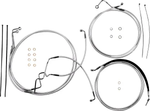Kit de instalación de manillar Sterling Chromite II® Designer - cables SC 8"RISE