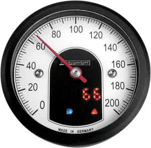 MOTOSCOPE TINY - Velocímetro analógico MO-SCOPE 49 MM negro