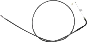 Cable de acelerador/marcha en vacío trenzado KARBONFIBR - ralentí en fibra de carbono