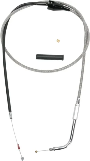 Cable de ralentí trenzado en acero inoxidable - 48"
