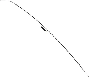 Cable de acelerador/ralentí de vinilo negro - ralentí 36"