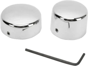 Tapón de eje rueda cromado para eje de 3/4" - Tapa trasero Cromo <span style="color: red;font-size: 0,5em">- ALMACEN USA-</span>