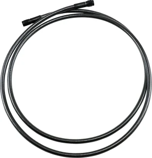 Línea de freno ABS universal trenzada - pearl Black 68"