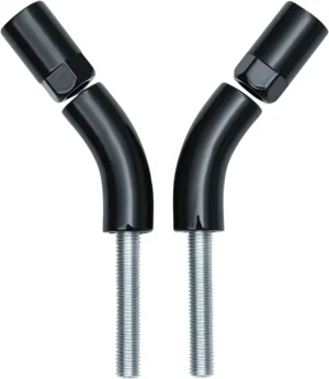 Alargador soporte de retrovisor - vástago de espejo negro