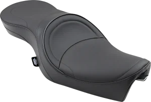 Asiento de touring de perfil bajo - trasero 2-UP vinilo negro
