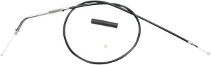 Cable de acelerador/ralentí de vinilo negro - acelerador 30"