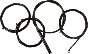 Kit Completo de Cables/Línea de Freno de Manillar Midnight Trenzado - 12"-14"