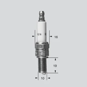 Bujías Champion / Tipos estándar y con resistencia - copper plus P-RG6HCC