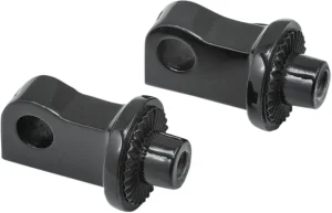 Adaptador estriberas anclaje tipo macho - estribo estriado negro