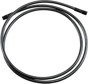 Línea de freno ABS universal trenzada - perlado negro 62"