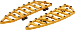Plataformas MX Billet - Estribo DR MX dorado