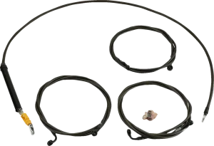 Kit de cable de manillar/freno trenzado Standard Midnight - 18"-20"