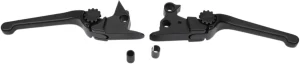 Juego de manetas ajustables Anthem para modelos Harley - palancas aluminio negro