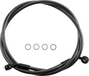 Línea de freno delantero de disco simple trenzada E-Z Align