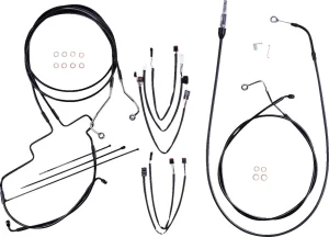Kit de Instalación de Manillar XR - Control cables XR negro/negro