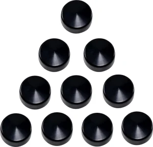 Tapones para tornillos - Perno de tapa 1/2" cabeza HEX Black <span style="color: red;font-size: 0,5em">- ALMACEN USA-</span>