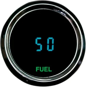Instrumentos digitales Odyssey II - Indicador de combustible serie 3000 aluminio cromado <span style="color: red;font-size: 0,5em">- ALMACEN USA-</span>