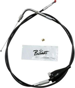 Cable de acelerador/ralentí de vinilo negro - 6"