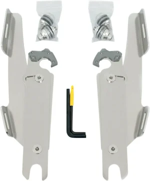 Kit de anclaje completo Trigger-Lock para parabrisas Fats/Slim - montaje pulido