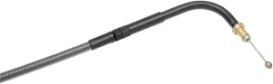 Cable de acelerador/marcha en vacío trenzado Black Pearl™ - ralentí Chrome