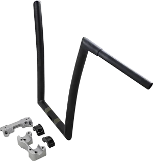 Manillar Touring de 1-1/4" - ape hanger 17" negro mate