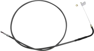 Cable de acelerador/marcha en vacío trenzado KARBONFIBR - ralentí/crucero en fibra de carbono