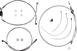 Kit de instalación de manillar Sterling Chromite II® Designer - cables SC 6"RISE