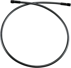 Línea de freno ABS universal trenzada - pearl Black 38"