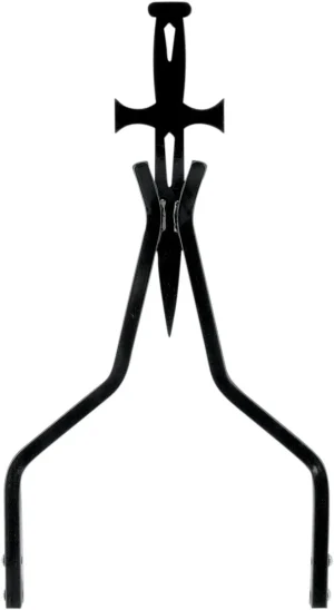 Daggertude Styled Sissy Bar Sticks - Sissybar 18DAGGTD FXST negro