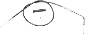 Cable de acelerador/ralentí de vinilo negro - acelerador 29.5"