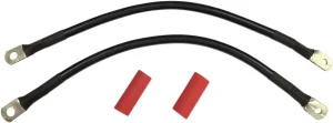 Juego cables de batería - Kit negro