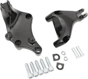 Kit de soporte de estriberas para pasajero - Soportes negro