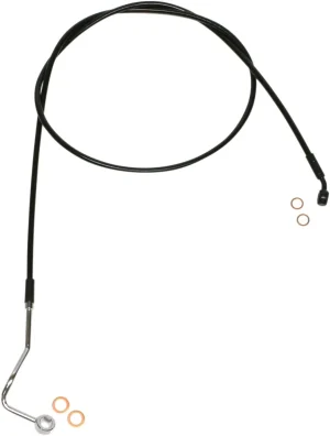 Línea de freno superior de acero inoxidable XR - media XR negra