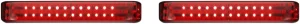 Luces de alforja ProBEAM® LED Sequential BAGZ™ - Luz sbag cromo/rojo