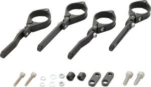 Set de soportes para foco delantero - Dualax ajustable CNC HDLGHT BRC