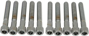 Tornillos de cabeza Allen - 5/16-18X2 moleteado Cromo