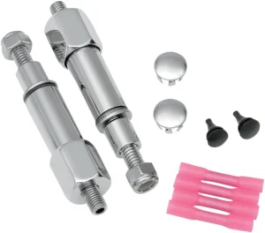 Kit reubicación de intermitentes - relocalización traseros Cromo <span style="color: red;font-size: 0,5em">- ALMACEN USA-</span>