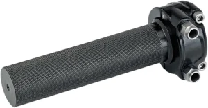 Ensamblaje de acelerador 1" Whiskey - conjunto de doble cable negro