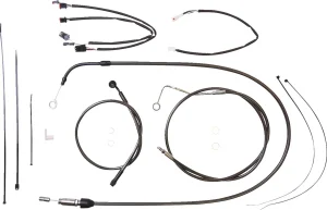 Kit de instalación de manillar Black Pearl™ Designer - cables de control BP