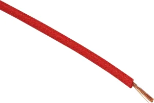 Cable de conexión con trenzado textil - 16-GAUGE tela 25' rojo <span style="color: red;font-size: 0,5em">- ALMACEN USA-</span>