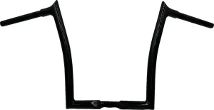 Manillar 1-1/4" EZ Install con extremo puntiagudo - pintado superior negro 1.25" 14" FLTRX,SE