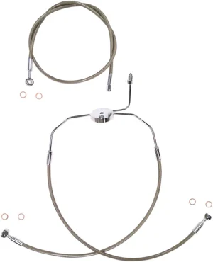Kit de línea de freno delantera XR Stainless Extreme Response - 23"