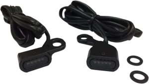 Luces LED de posición para intermitentes - manubrio NEGRO/AHUMADO