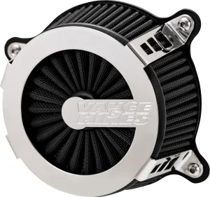 Kit de admisión de aire VO2 Cage Fighter - Filtro V02CF cromado M8 <span style="color: red;font-size: 0,5em">- ALMACEN USA-</span>