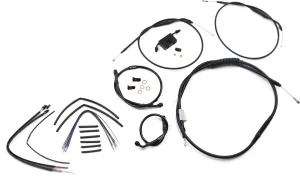 Kit de cables de manillar y latiguillo de freno extendidos para Sportster con ABS - mandos 12 TBAR XL