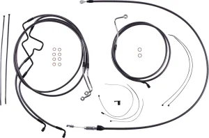 Kit de instalación de manillar KARBONFIBR Designer - cables KF 10"RISE